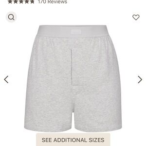 Skims boyfriend shorts